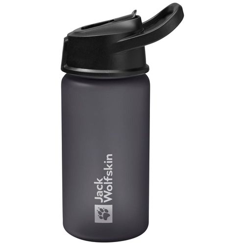 Trinkflasche JACK WOLFSKIN "SAIMA STRAW 0.5L", grau (asphalt), Trinkflaschen Trinkflasche
