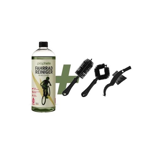 Prophete E-Bike Reiniger SET 750ml Reiniger und drei Bürsten