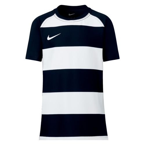 Nike Rugby-shirt met ronde hals voor kinderen (Obsidiaanblauw/Wit)