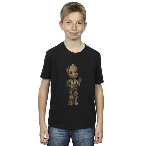 Marvel Jongens Ik Ben Groot Golf Positie T-Shirt (Zwart)