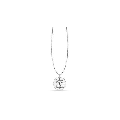 Damesketting 'Geloof in Jezelf' van 925 Sterling Zilver BICLL047