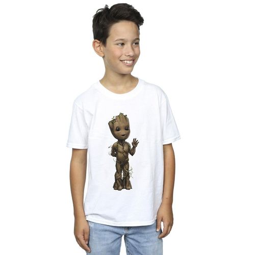 Marvel Jongens Ik Ben Groot Golf Positie T-Shirt (Wit)