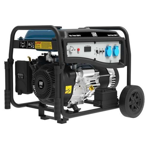 HBM-Generator, 322 cm³ mit Benzinmotor, 230 V, 5500 W