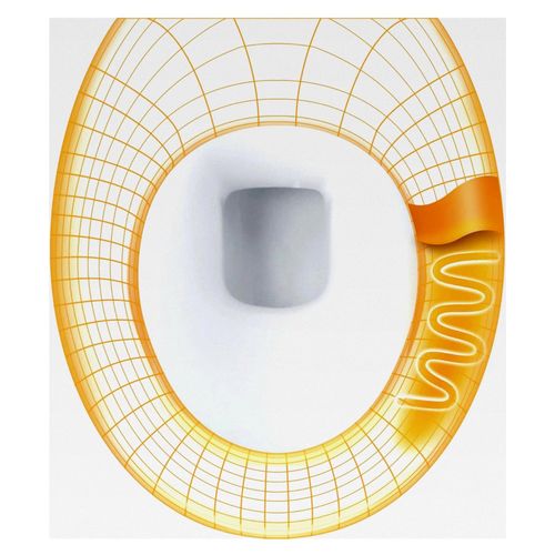 Beheizter WC-Sitz mit Absenkautomatik und abnehmbarer Klobrille