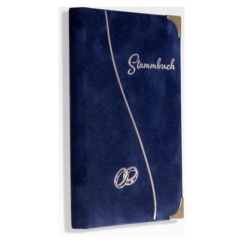 Stammbuch Klemmschiene blau für Hochzeit und Standesamt