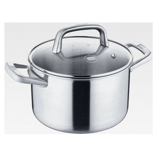 Tricion Resist Kochtopf 20 cm, 3,9 l Volumen, für alle Herdarten inklusive Induktion, ohne Beschichtung