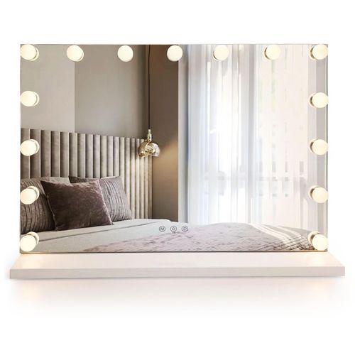 Spiegel Rea Hollywood 80X60 Led Weiß