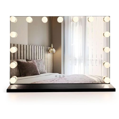 Spiegel Rea Hollywood 58X45 Led Schwarz