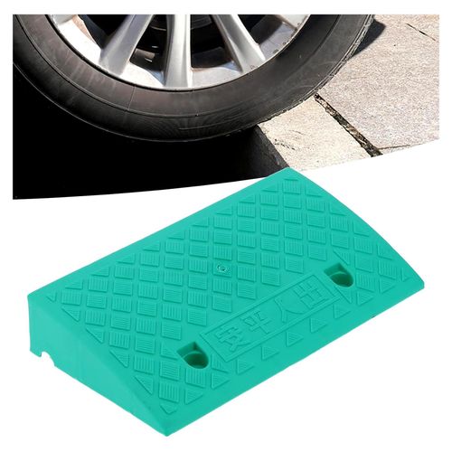 Schwellenrampe, Haltbare 9cm Bordsteinrampe für Einfahrt Autozubehör Grün