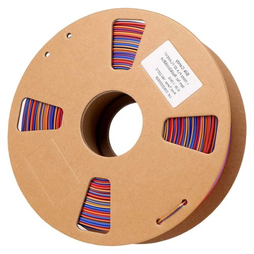 Tri-Farben PLA-Filament, 1,75 mm Seide Regenbogen 3 in 1 Rot Gold Blau 1 kg 3D-Druckerzubehör