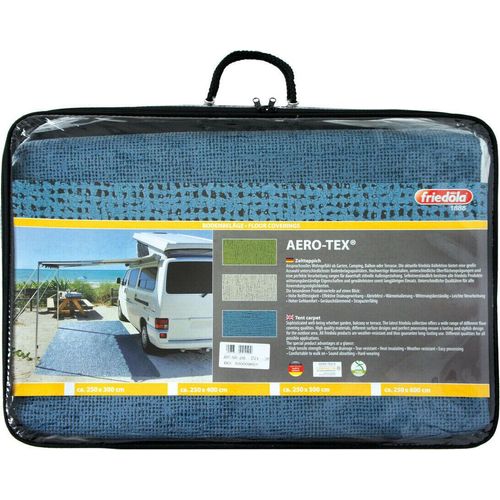 Zeltteppich Aero-Tex blau 250x600 cm