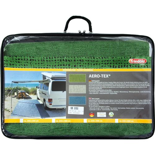 Zeltteppich Aero-Tex grün 250x600 cm