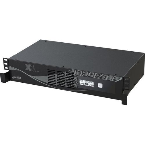Infosec X4 1000 RM Plus, Line-Interaktiv, 1 kVA, 600 W, Pseudo sine, 162 V, 268 V