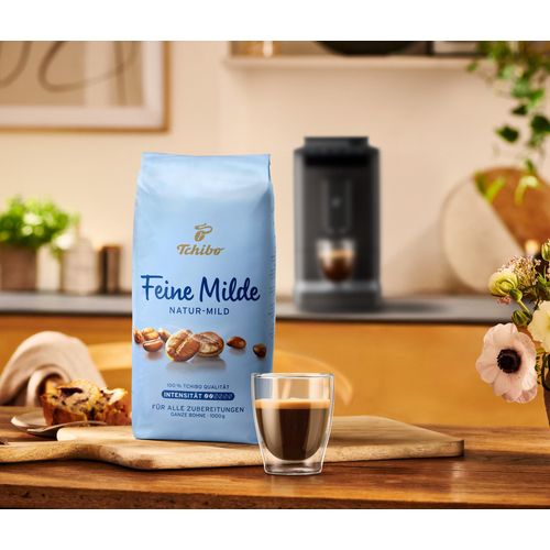 Tchibo - Feine Milde - 8 x 1 kg Ganze Bohne - Intensität: 2/6