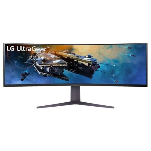 LG 45GR65DC-B LED-Monitor 114,3 cm (45"), Display-Auflösung: 5120 x 1440 Pixel, HD-Typ: Quad HD, Reaktionszeit: 1 ms, Natives Seitenverhältnis: 32:9.