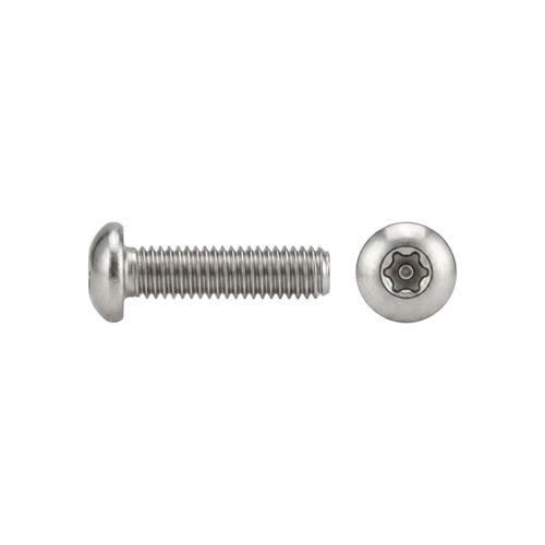 ISO 7380 Diebstahlhemmende Flachkopfschraube VG M6x12 Edelstahl A2 blank TX-TR ; Industrial Quality Supplies (881169200060012)