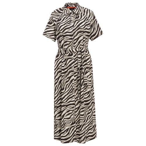 Damen Kleid mit Bindegürtel