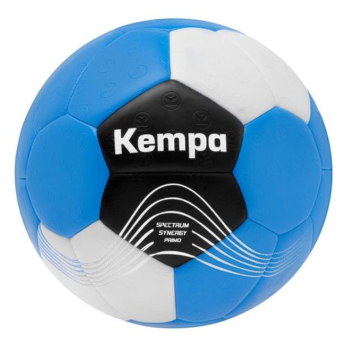 Handball KEMPA "Handball Spectrum Synergy Primo" Gr. 2, gelb (sweden blau, weiß), Bälle, 2
