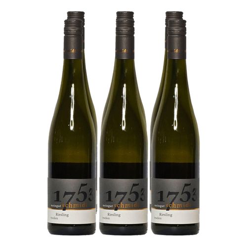Weingut Schmidt Riesling "vom Schiefer" trocken 13,0 % vol 6 x 0,75 Liter
