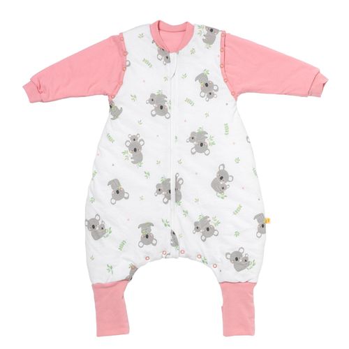 Babyschlafsack SCHLUMMERSACK "Schlafsack mit Füßen 3.5 Tog" Gr. 80, rosa (koala), Schlafsäcke, Baby, L: 80cm, Obermaterial: 100% Baumwolle CO., L:80cm