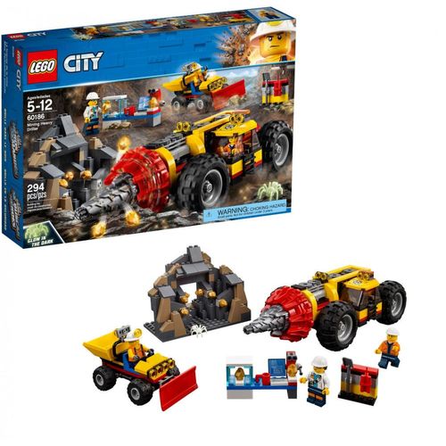 LEGO® City Schweres Bohrgerät für den Bergbau 60186