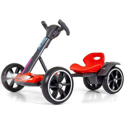 Elektrisches Go-Kart mit Fernsteuerung und LED-Effekten GOKART BOLT Milly Mally rot