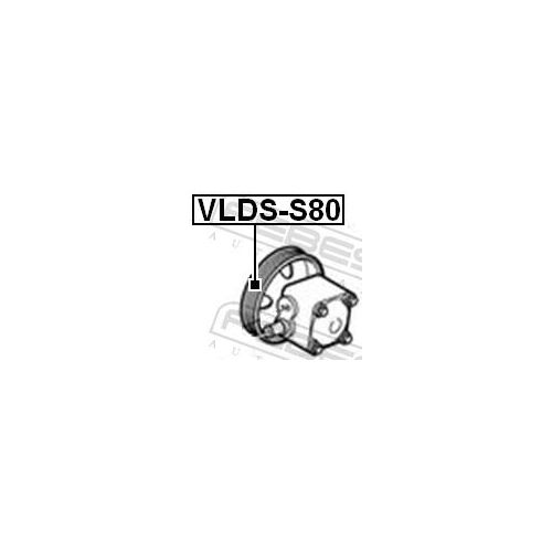 FEBEST Riemenscheibe, Servopumpe vldss80 für Volvo