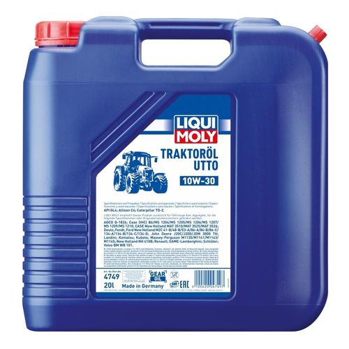LIQUI MOLY Getriebeöl Traktoröl UTTO 10W-30 [20 L] 4749 20l