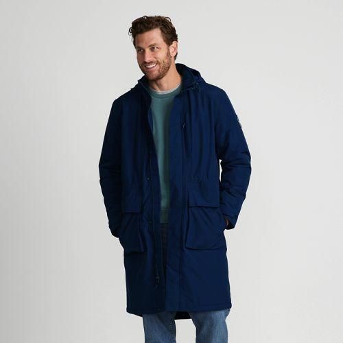 Stadionmantel SQUALL, Herren,  Blau, Nylon, by Lands' End