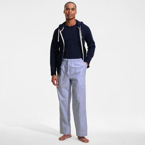 Essenzielle Baumwoll-Pyjamahose, Herren,  Blau, Baumwolle, by Lands' End