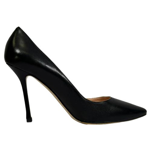 Sergio Rossi Godiva Pumps in Zwart Leer