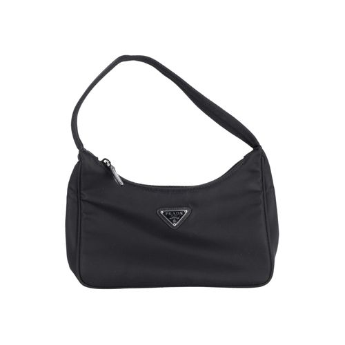 Prada Re-Edition 2005 Re-Nylon Mini Bag in Zwarte Nylon