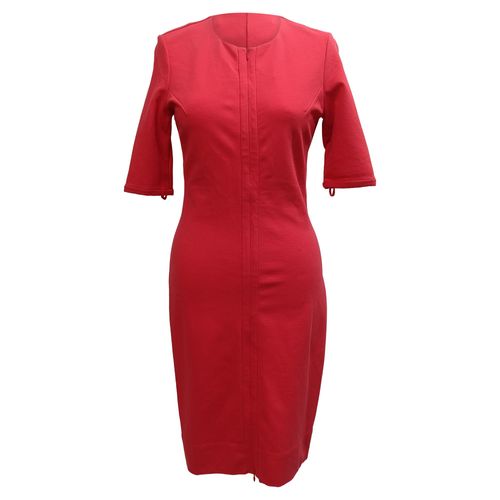 Diane Von Furstenberg Saturn-jurk in rode viscose.