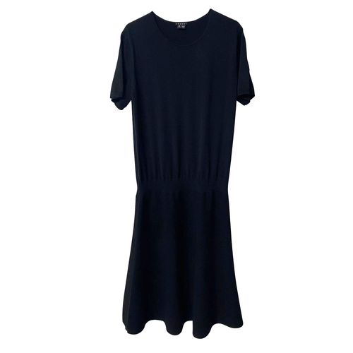 Theory T-shirt midi-jurk in zwarte wol