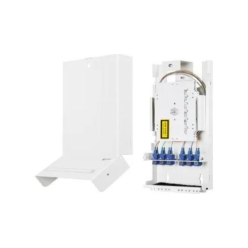 Metz Connect Consolidation Point splice 6xLC-D OS2 (Keramik, blau), Pigtails eingelegt 1503097406-E