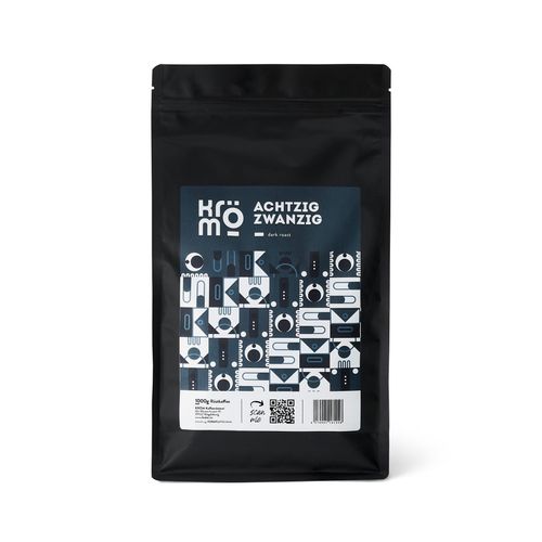 Kröm - Achzig zwanzig Espresso - 1 kg Ganze Bohne - Intensität: 5/6
