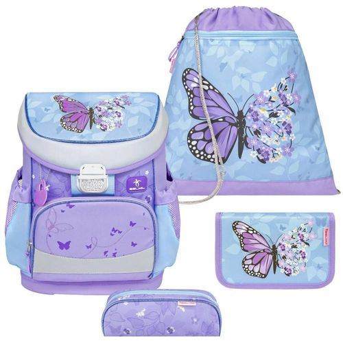 Belmil Schulranzen Set Schmetterling für kleinere Kinder für Mädchen 1.Klasse