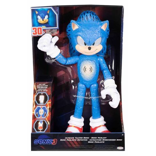 Interaktive Sonic 3-Figur, 35 cm groß, Sammlerstück aus dem Film