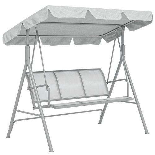 Outsunny Hollywoodschaukel,, Grau, Metall, 108x154x171 cm, Gartenmöbel, Hollywoodschaukeln