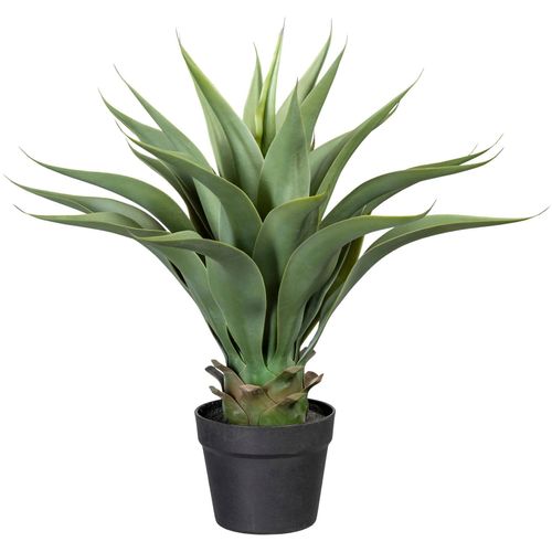 Künstliche Zimmerpflanze CREATIV GREEN "Agave", grau (graugrün), H:57cm, Kunststoff, Kunstpflanzen, Künstliche Zimmerpflanze