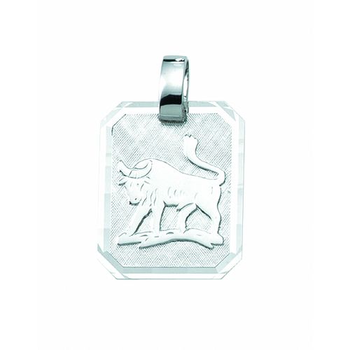 Sternzeichenanhänger ADELIA´S "Sternzeichen Anhänger Stier 925 Silber", silber, Schmuckanhänger, Damen, Stier, Silber 925 (Sterlingsilber), Silberanhänger Stier