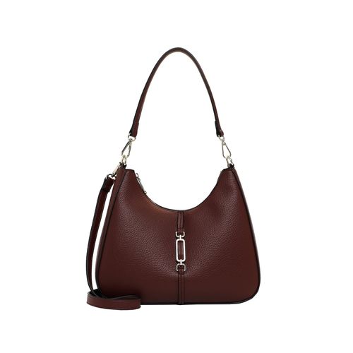 Beuteltasche EMILY & NOAH "Beutel E&N Lewe", Damen, Gr. B/H/T: 32cm x 26cm x 10cm 0, rot (wine 690), Polyester, Taschen Beuteltasche