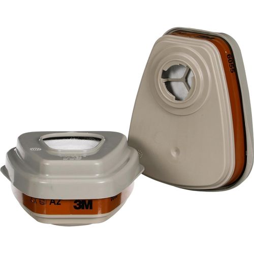 Famanu Filterset für 6000-Serie Masken - A2P3 Filter - 2x 6055 A2 + 2x 5935 P3 + 2x 501 Halter