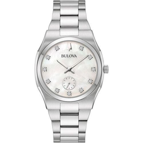 Bulova Damen Quarzuhr 96P242, 38 mm Gehäusedurchmesser, Wasserdicht 3 ATM