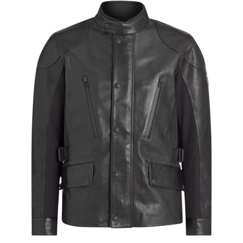 Belstaff Mailstrom Zwarte Leren Motorjas