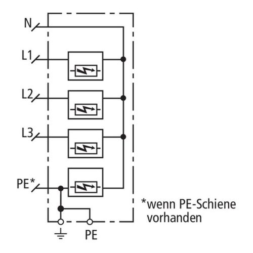 Kombi-Ableiter DEHNshield ZP basic, Typ 1+2 DSH B TT 255 ; Dehn & Söhne (900396)