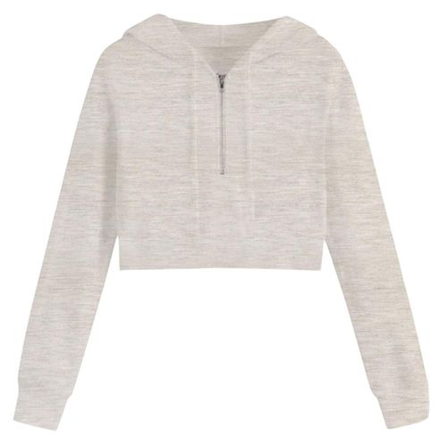 Miso - Kurz-Hoodie für Damen (Haferflocken)