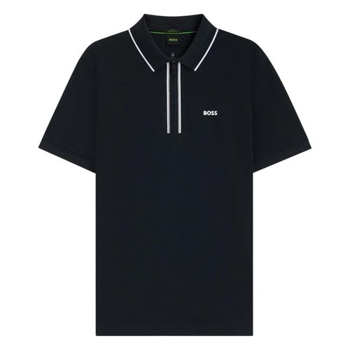 Boss Philix sneldrogend poloshirt met korte mouwen voor heren (Donkerblauw)