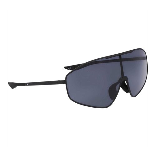 Nike Unisex Echo Shield sportzonnebril voor volwassenen (Mat zwart/grijs)