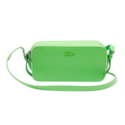 Lacoste Dames/Dames Chantaco Schoudertas van koeienleer (Groen)